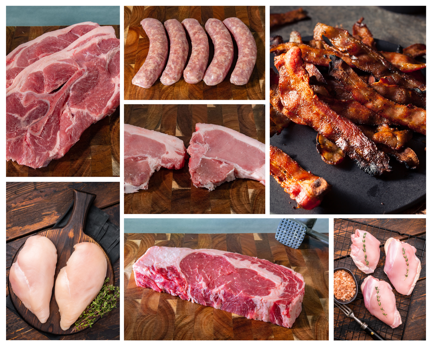 Beef, Pork & Chicken Box