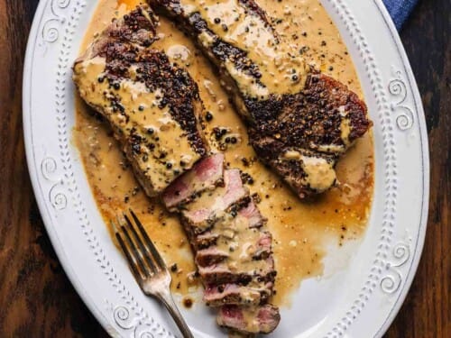 NY Strip au Poivre